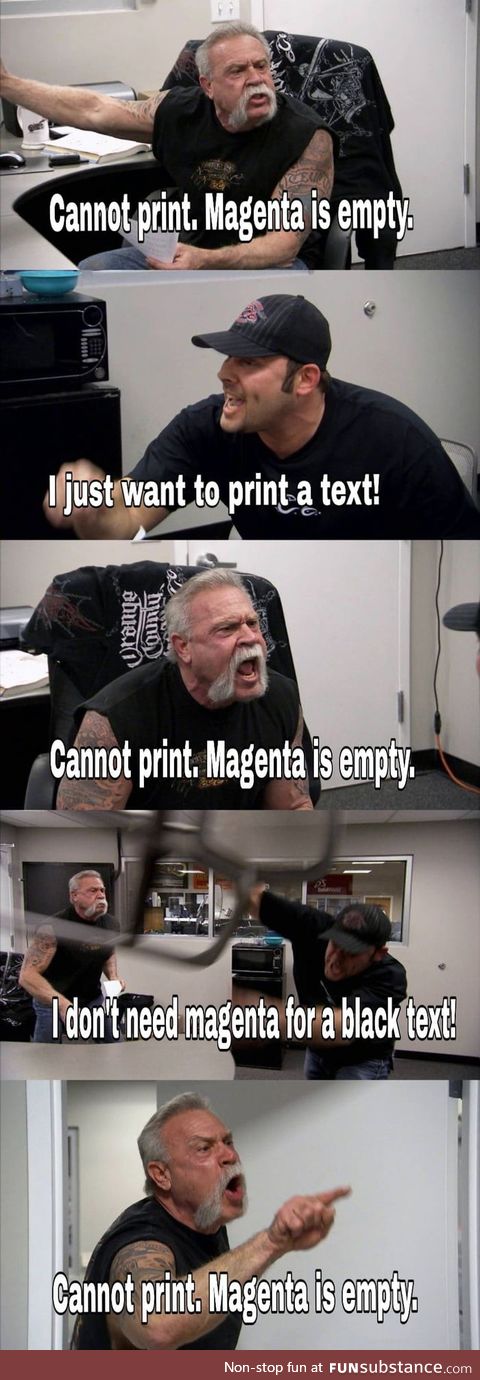 I f**king hate my printer