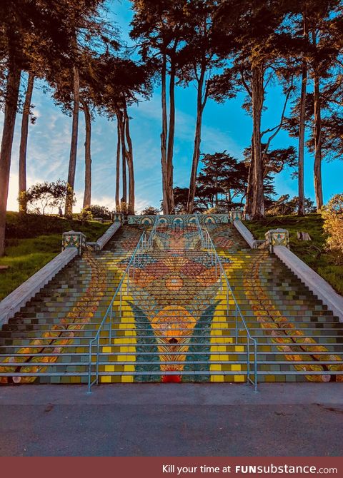 These painted stairs in San Fran