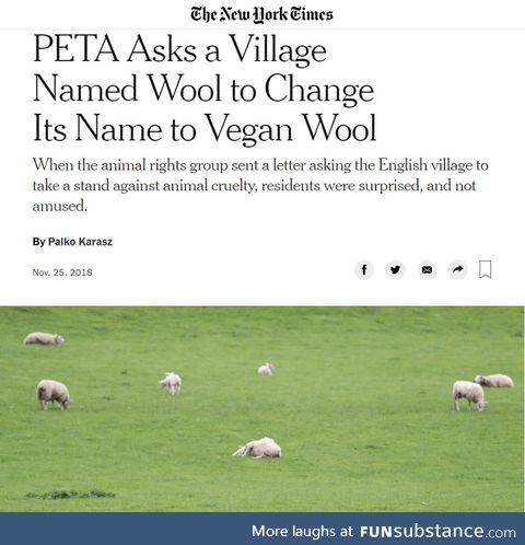 Has PETA always been a joke?