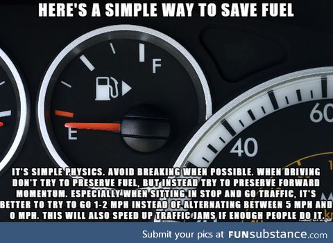 Use less fuel with Physics