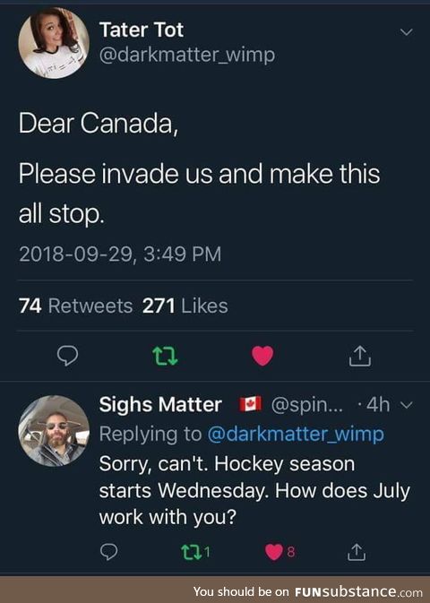 Canadians are polite
