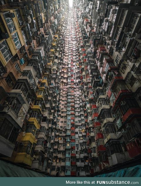 Hong Kong has some places beyond reasonable density