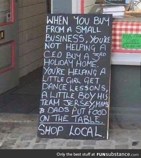 Shop local