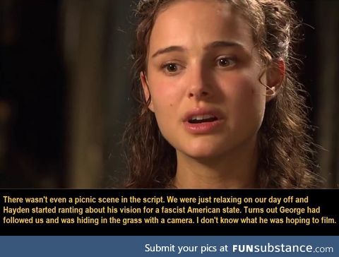 Natalie Portman on Attack of the Clones