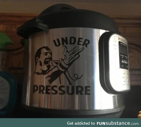 Mom’s pressure cooker!