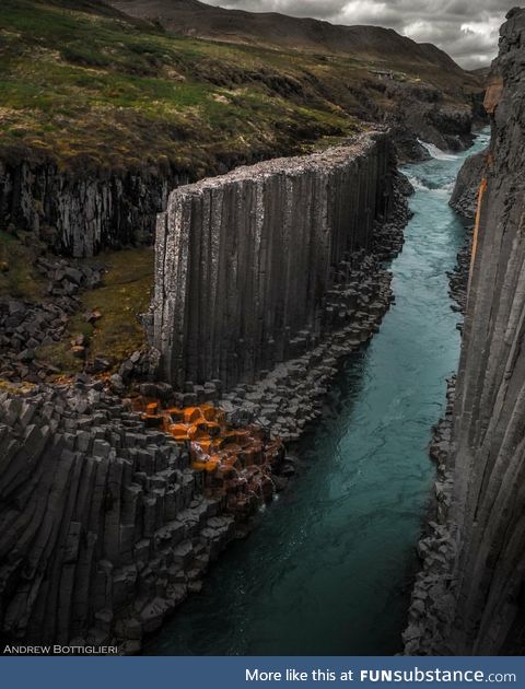 Hidden beauty in Iceland. The photographer, Andy Bottiglieri, spent days searching for it