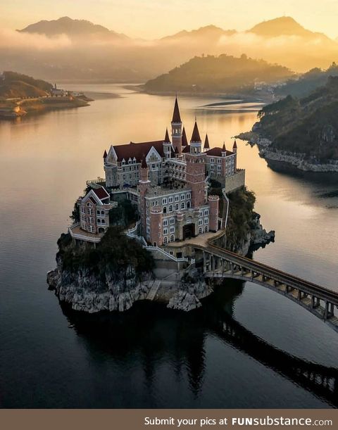 This castle in China is straight out of a fairytale