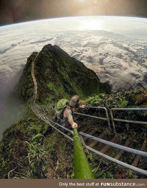 The 'stairway to heaven', hawaii