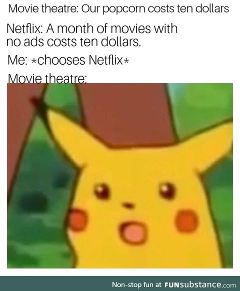 Netflix>movie theatre