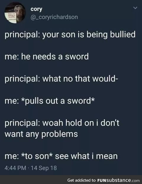 Swords solve everything