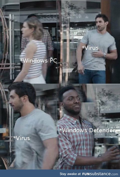 "What's Windows Defender doing?" His best