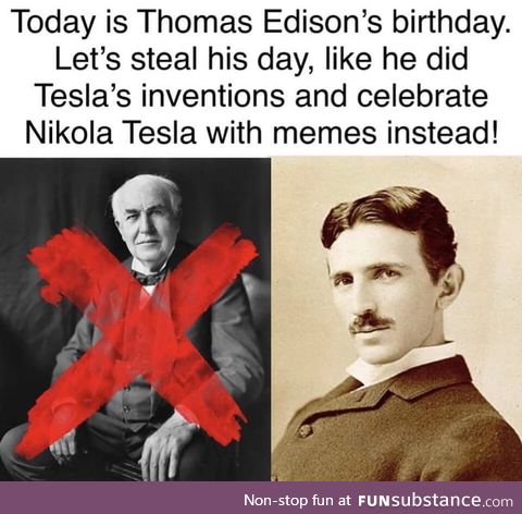 Happy birthday tesla!