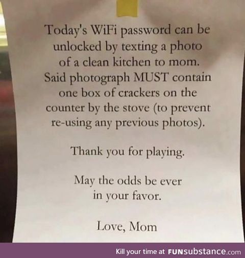 And the ‘Genius Mom Award’ goes to