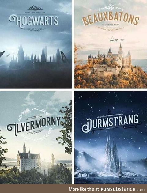 Wizarding Schools in Harry Potter Series