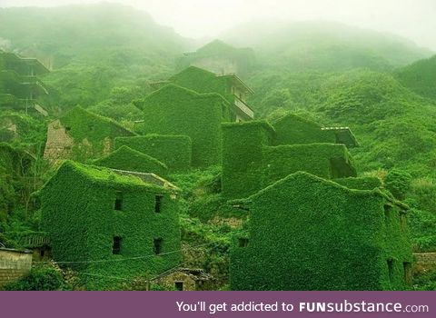 This remote village, on one of more than 400 islands in the Shengsi archipelago, China,