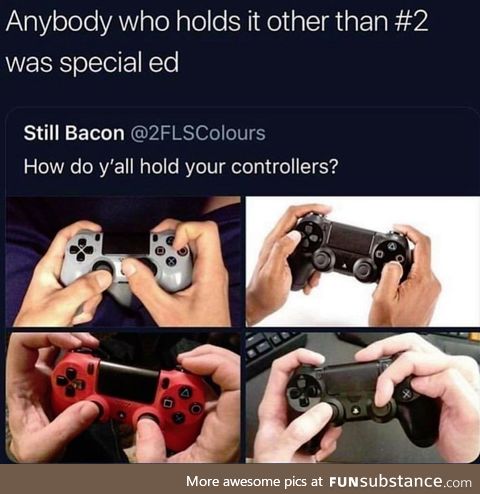Hold the Controller