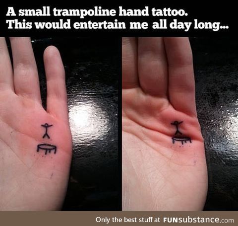 Trampoline tattoo