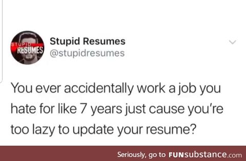 It's gotta be easier than figuring out those resume templates