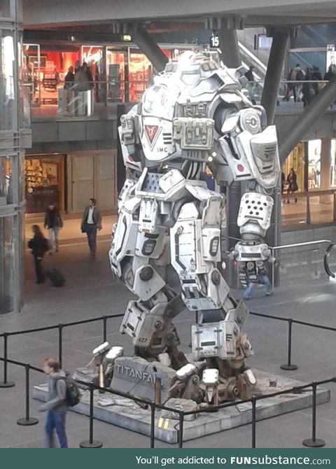 What about this live size statue from Berlin?