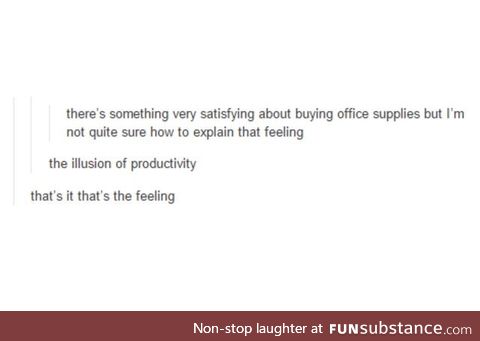 Illusion of productivity