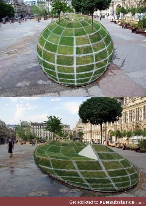 3D illusion park in Paris