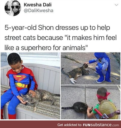 Little superhero