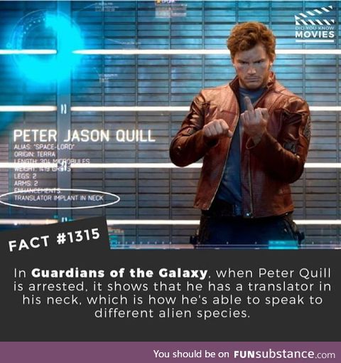 Starlord fact