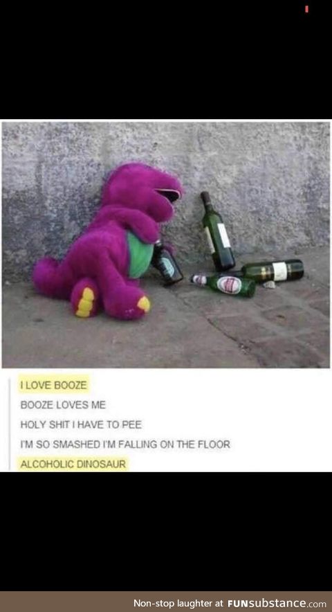 Alcoholic dinosaur
