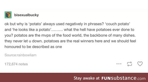 Potato appreciation