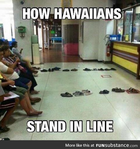 Standing in line