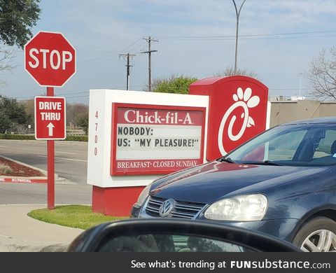 Even Chick-Fil-A is in on it