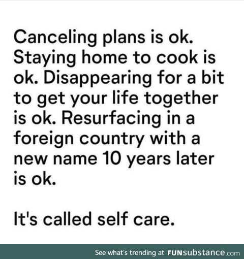 Self care