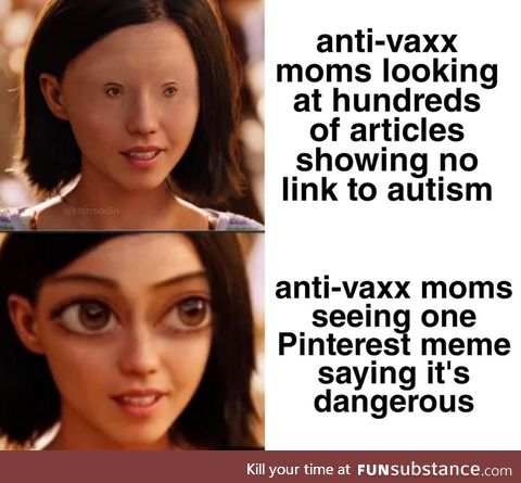 Antivax moms cant science