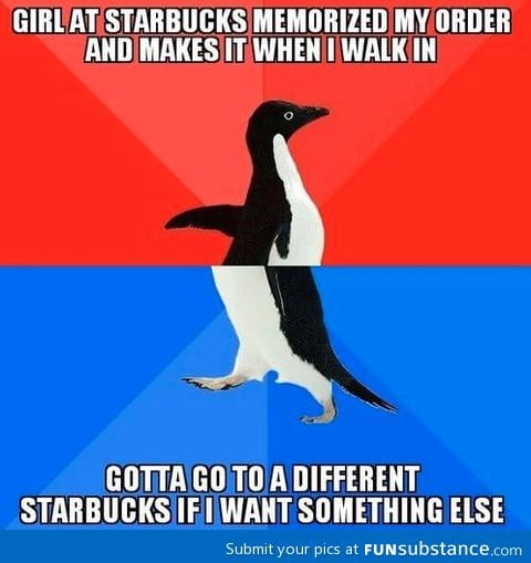 Usual order at Starbucks