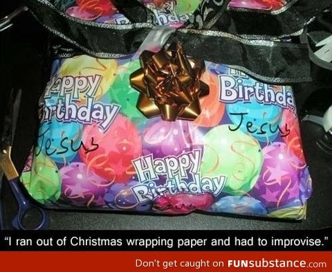 Unique Christmas wrapping paper