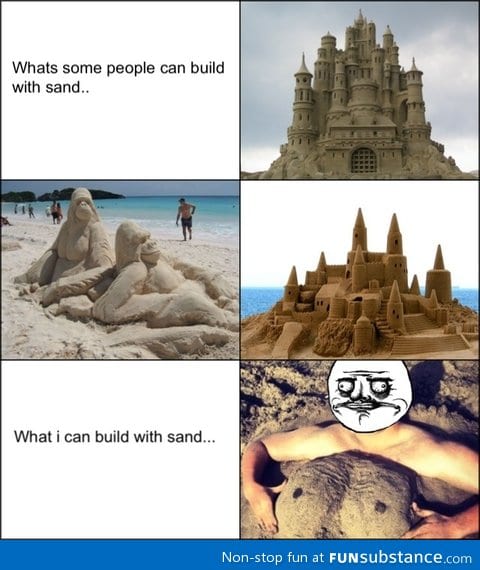 Building sand structures