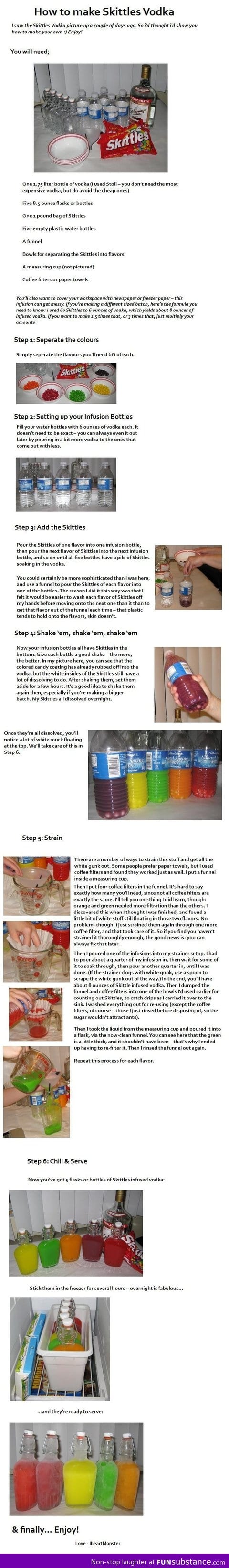 Making Skittles Vodka