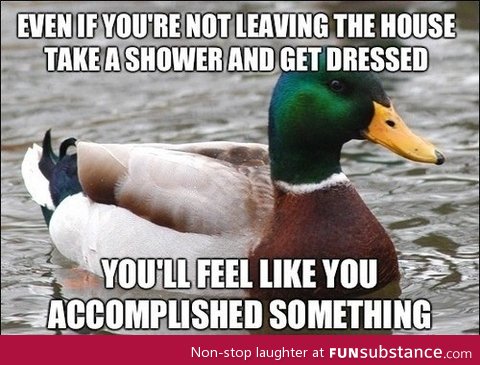 Advice Duck on accomplishments.