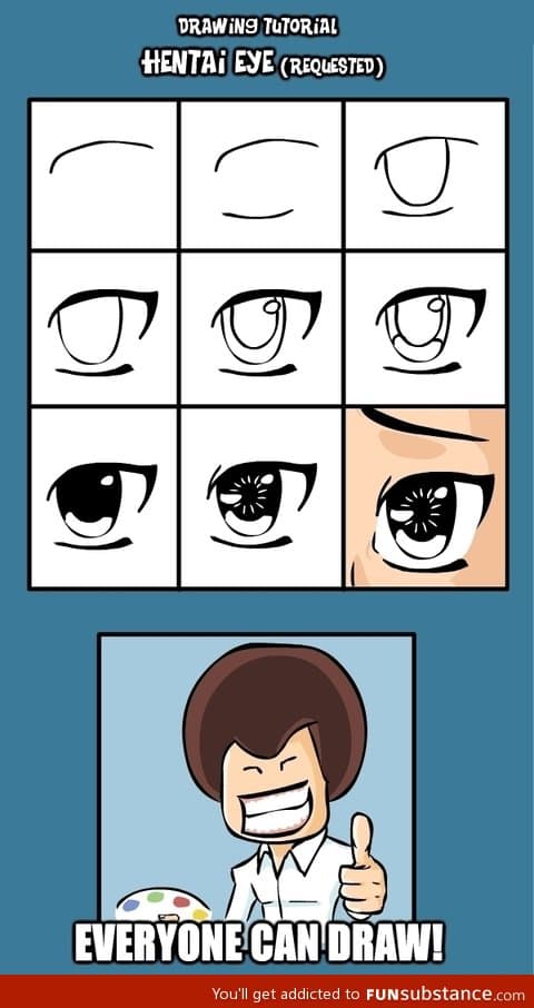 How to draw anime eyes