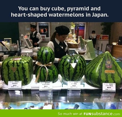 Shaped watermelons