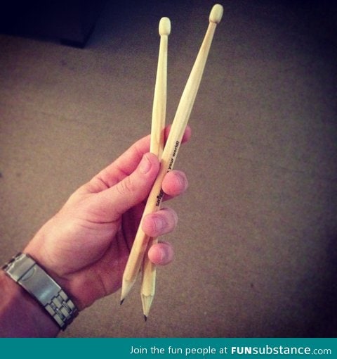 Drumstick pencils: Making your teachers hate you at school