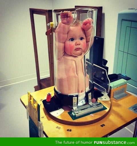 Apparently this is how babies get x-Rays