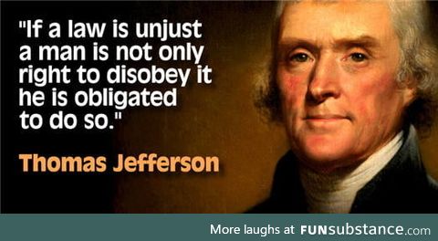 Jefferson makes statement about Article 13 (1820)