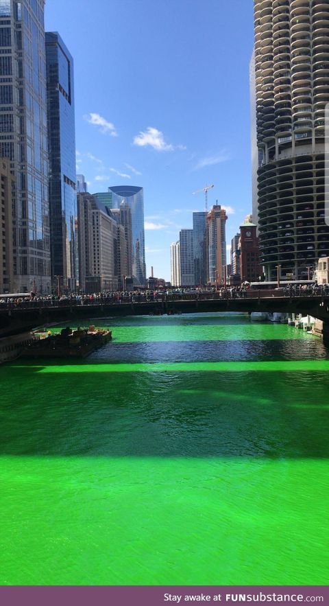 Just a normal day on the Chicago River