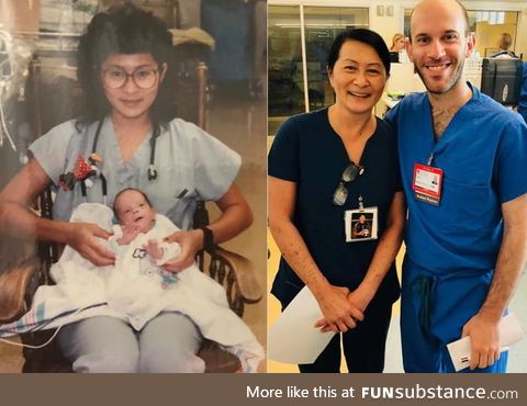 US nurse discovers colleague doctor was premature baby she cared for 28 years ago
