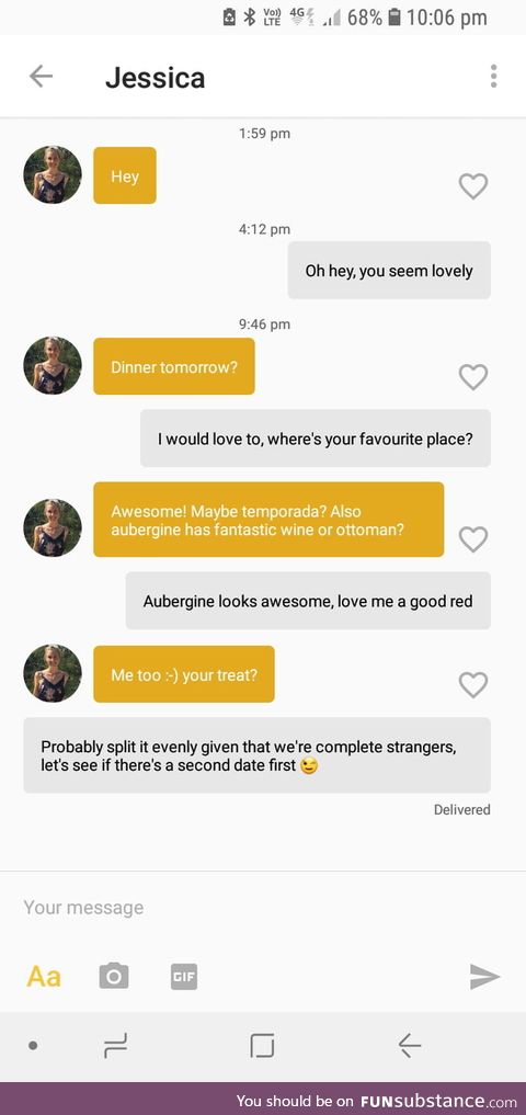 She unmatched me for this