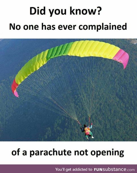 Parachute not opening....!!!