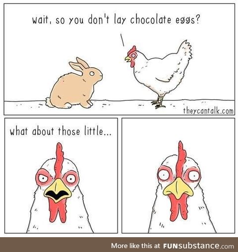 PSA: Don't eat the chocolate eggs