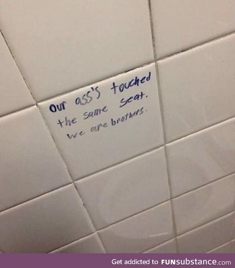 The best piece of bathroom graffiti