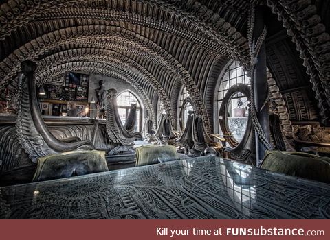 H. R gigers museum bar (switzerland)